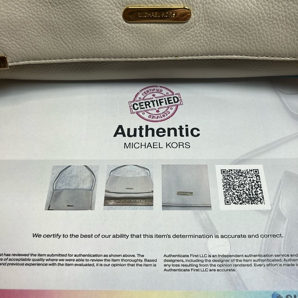 Michael Kors Pebbled Leather Clutch with Removable Strap - Picture 15 of 16